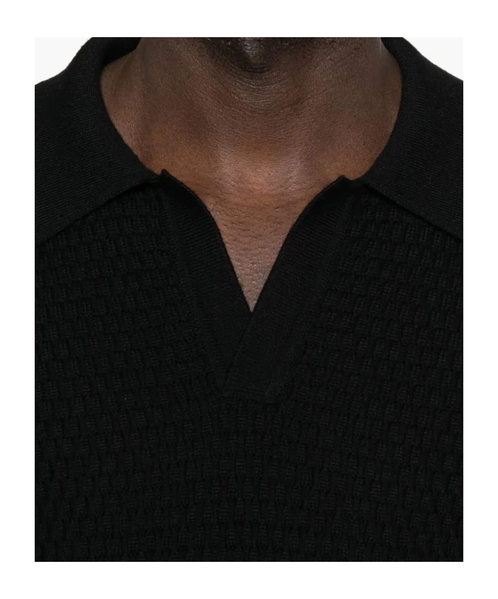 Dolce & Gabbana Polo-neck Sweater In Black