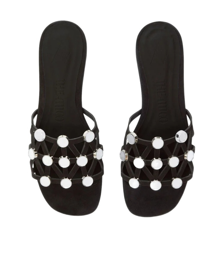 Attico ''grid'' Slide Flat Black