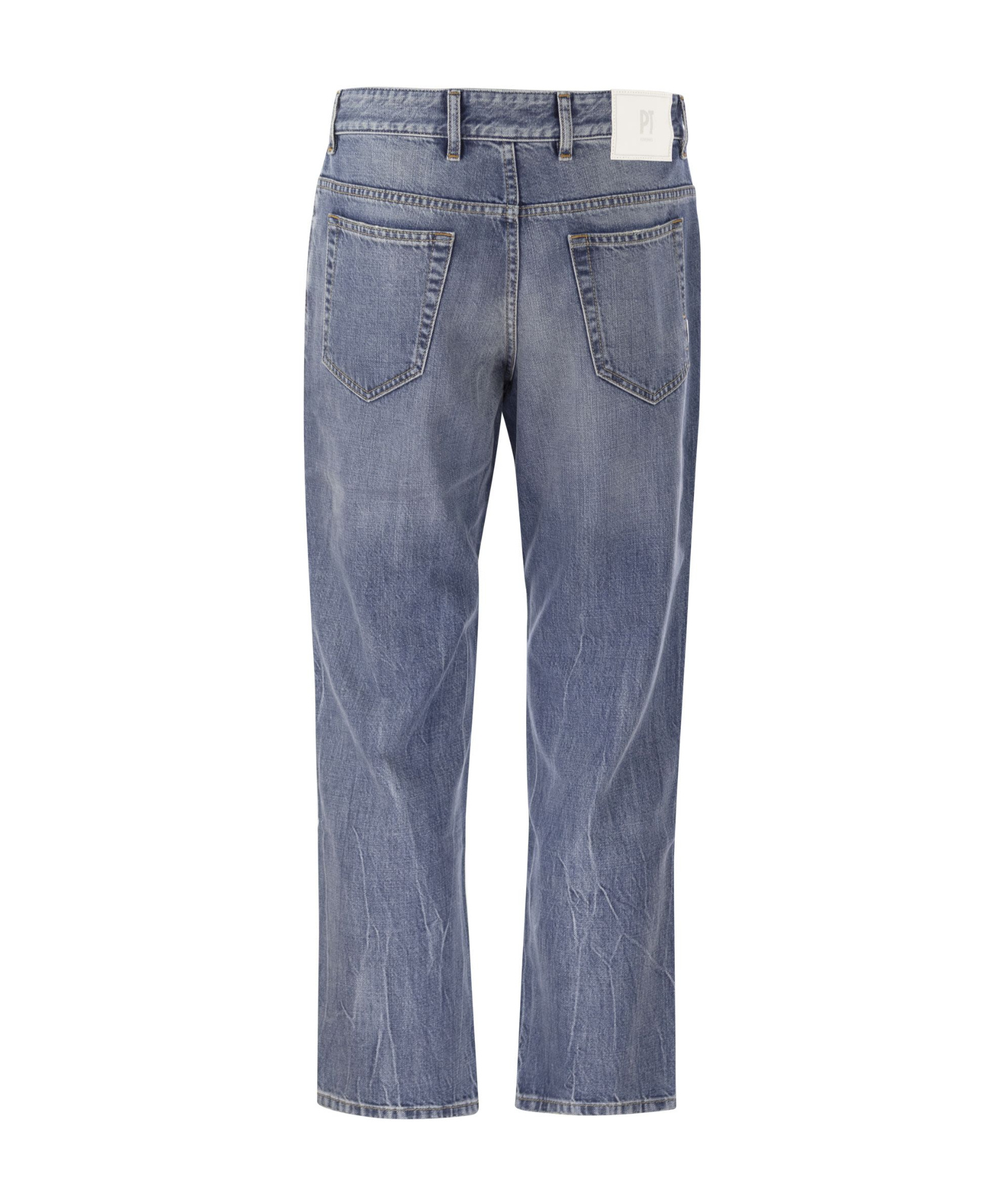Pt Torino Rebel- Straight-leg Jeans In Gray