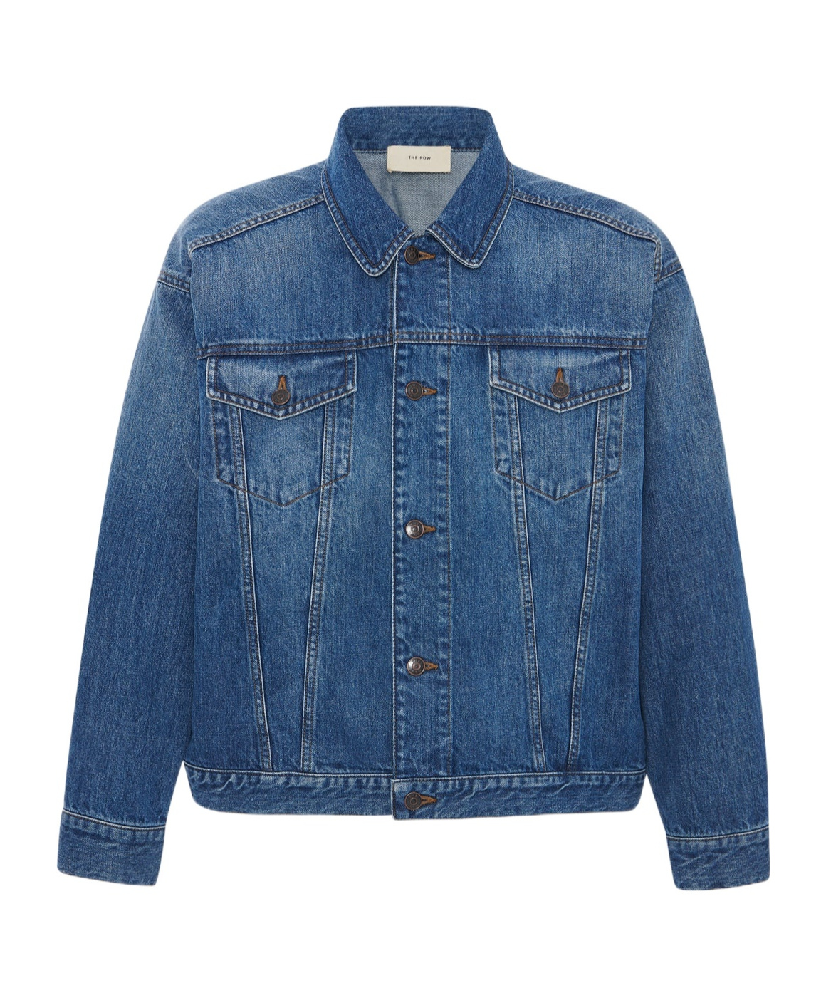 The Row Blue Seb Denim Jacket In Blue