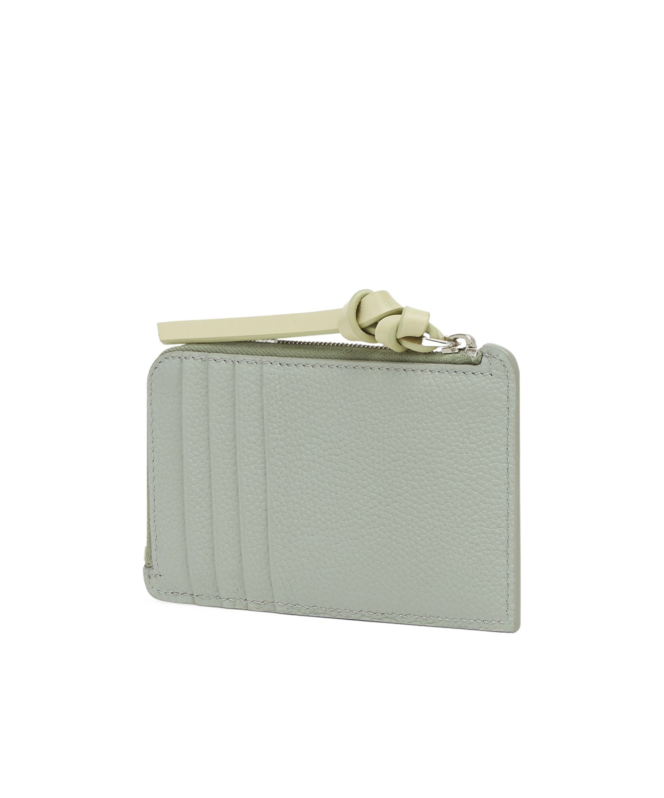Fendi Peekaboo Card Holder In Matcha Green