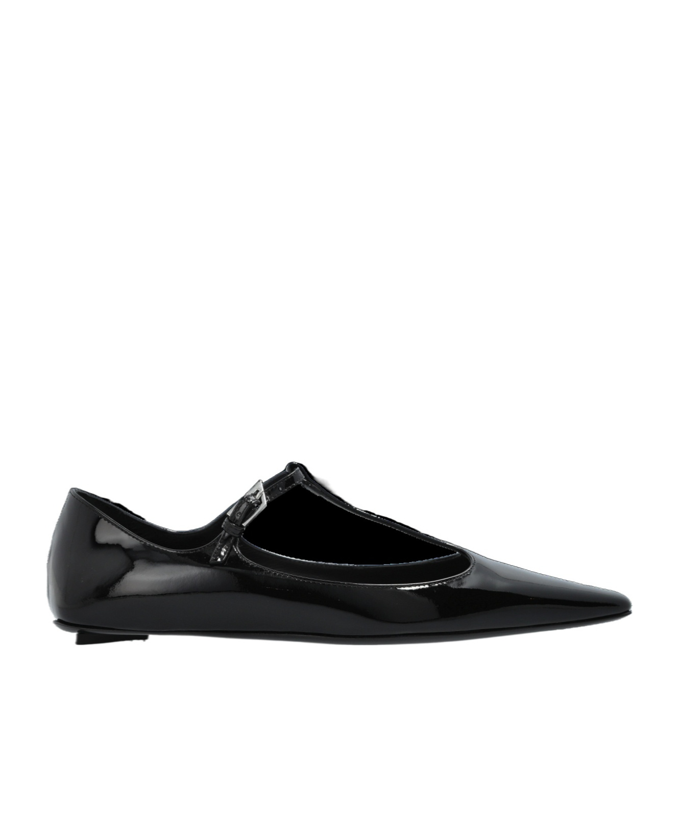 Attico Juno Ballet Flats In Black