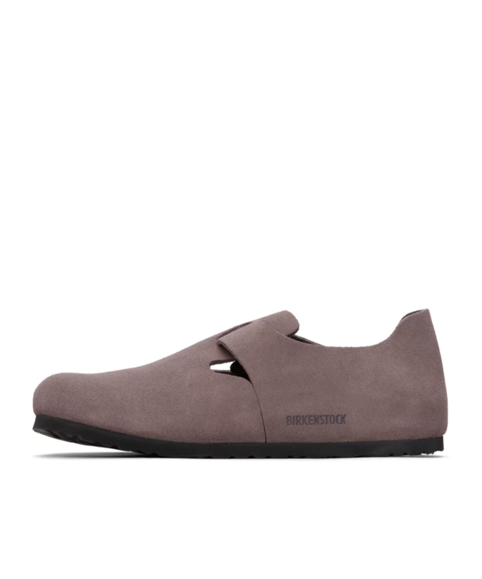 Birkenstock Regular London Pin-button Casual Pants In Gray