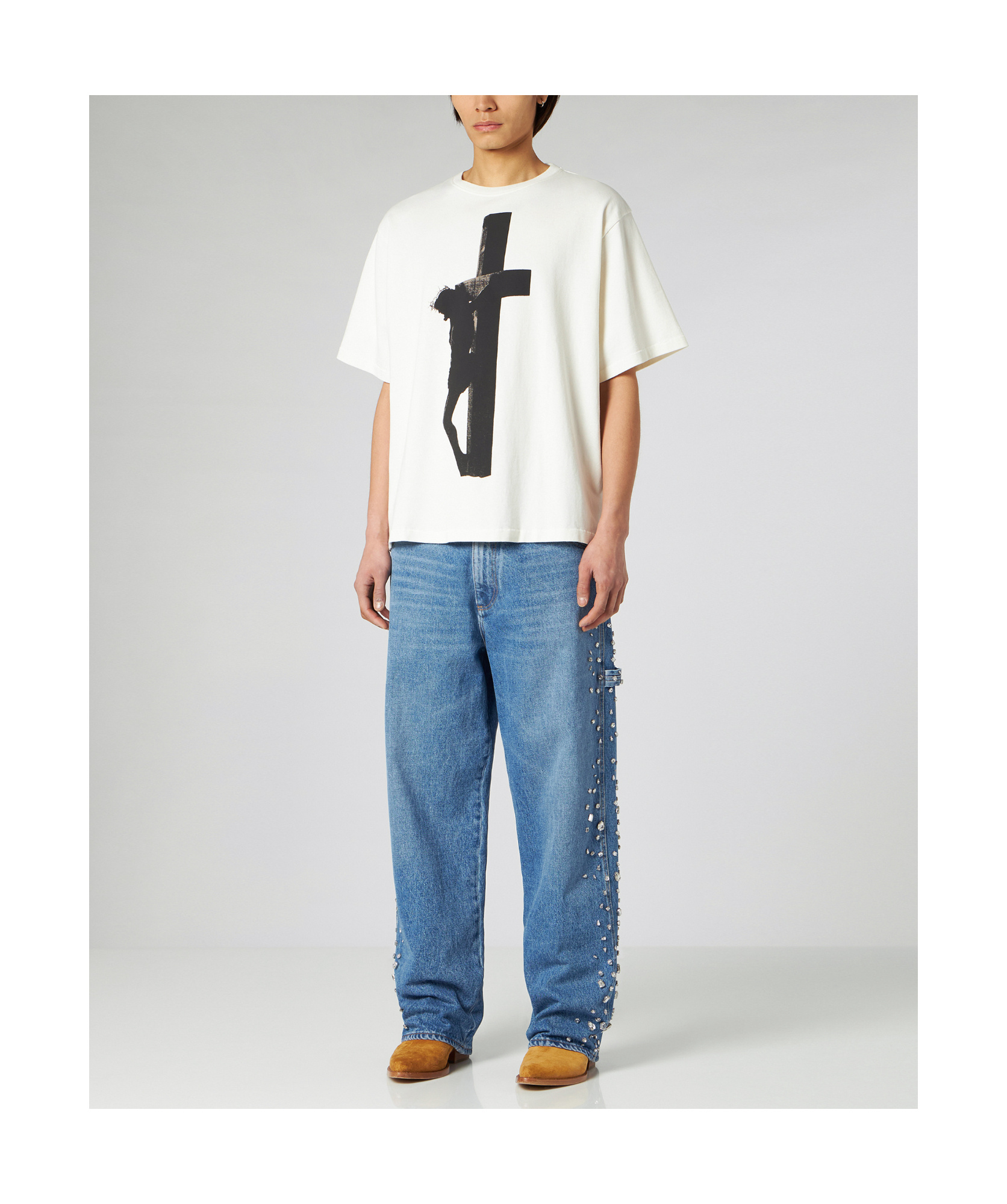 1989 Studio Over Denim Pants Crystals In Blue