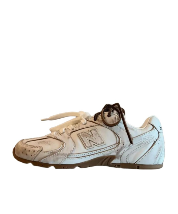 Miu Miu X New Balance 530 Vintage Leather Low-top Sneakers In