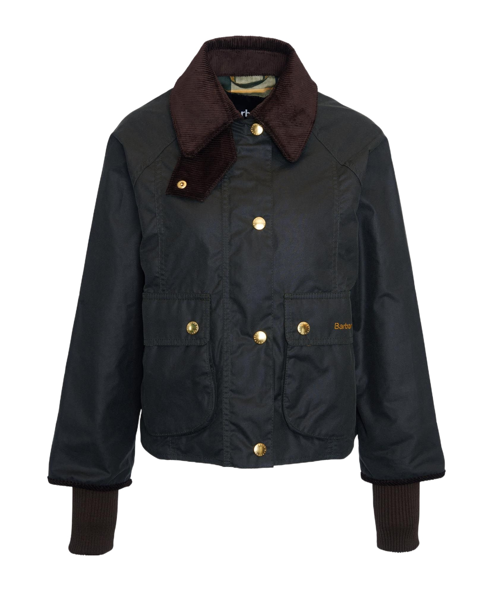 Barbour Long-sleeved Casual Jacket In Black