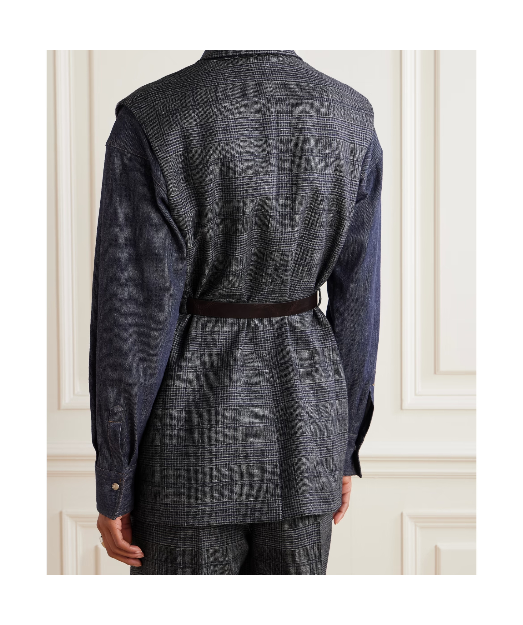 Brunello Cucinelli Sleeveless Vest In Gray