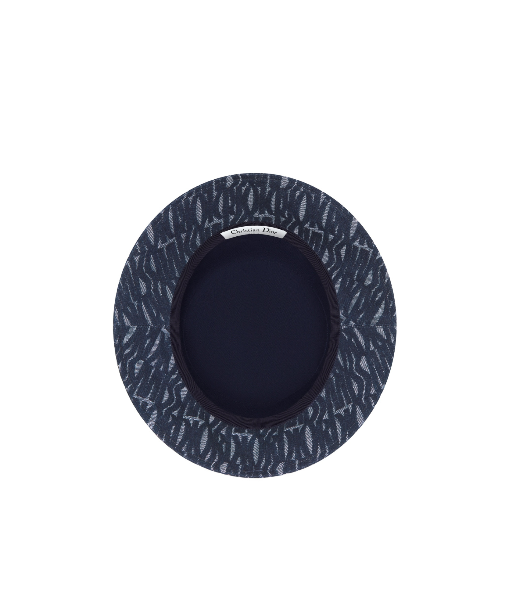 Dior Teddy-d Miss Allover Small Brim Bucket Hat In Black