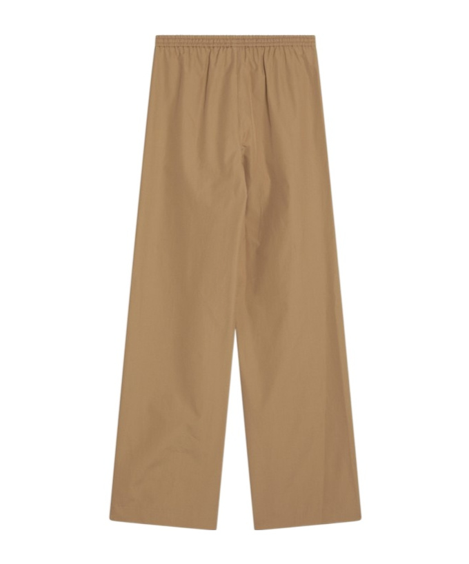 Loulou Studio Sand-coloured Trousers In Cotton In Sand-colored
