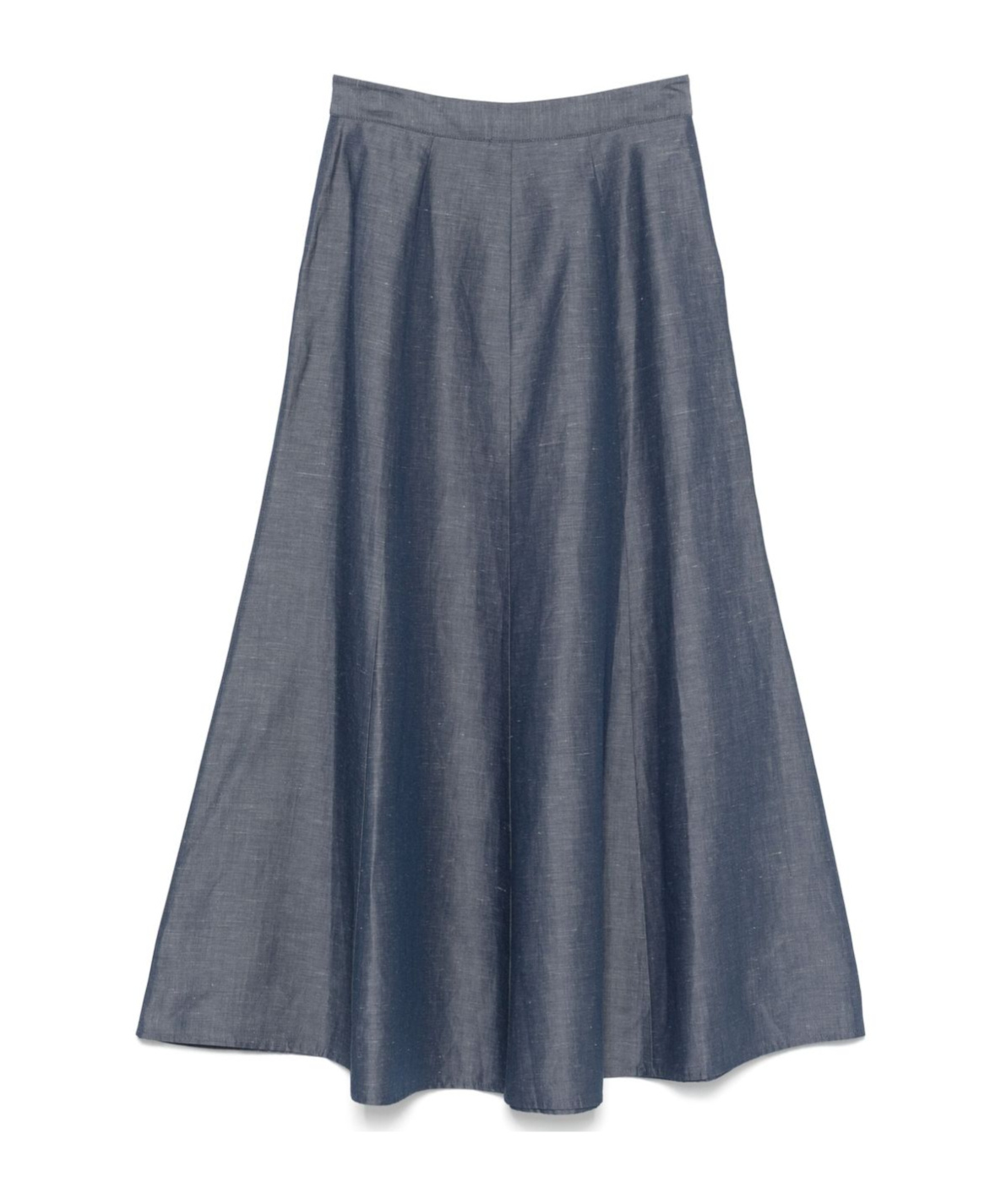 LIU •JO CHAMBRAY MIDI SKIRT