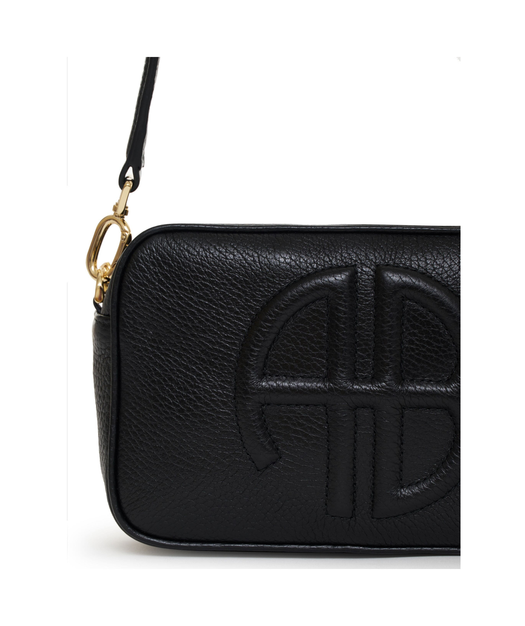 Anine Bing Black Lili Shoulder Bag In Black