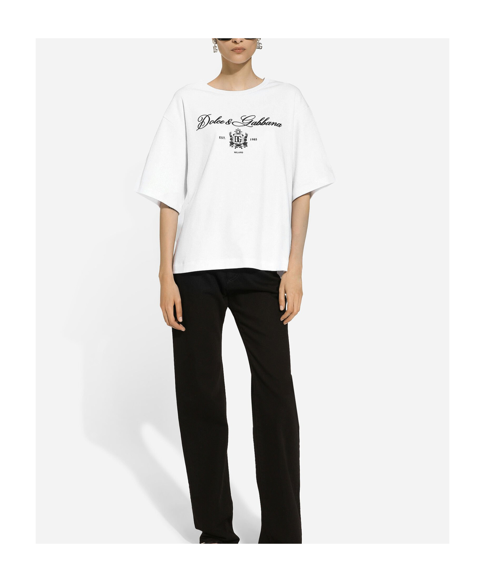 Dolce & Gabbana Short-sleeved T-shirt In White