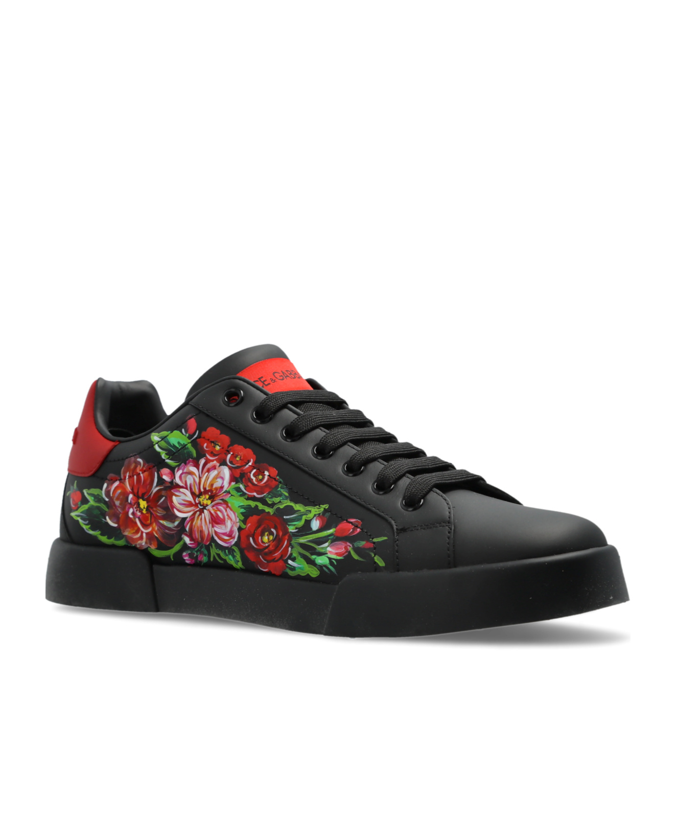 Dolce & Gabbana Laced Sneakers In Black
