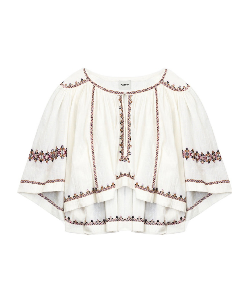Isabel Marant Étoile Felicity Blouse In White