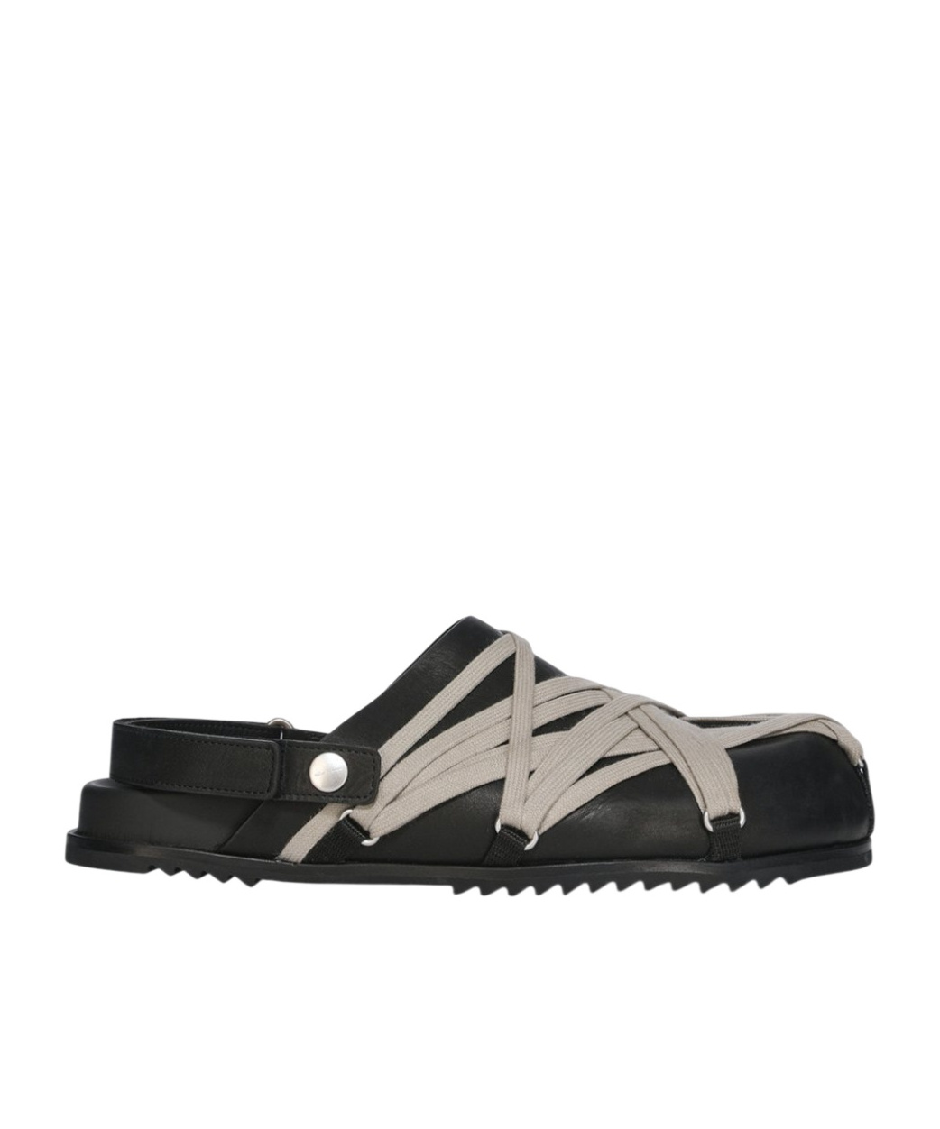 Shop Rick Owens Hollywood Megalaced Mules In Black