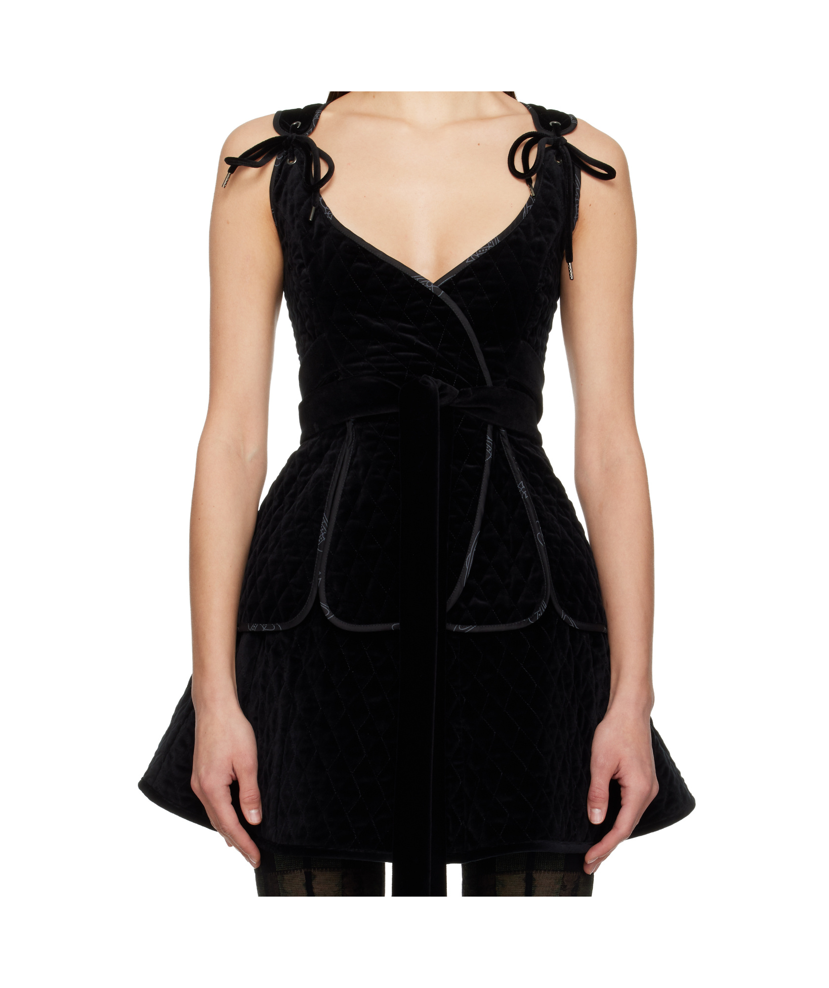 Vivienne Westwood V-neck Top In Black