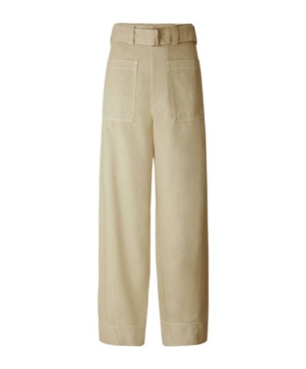 Soeur Wide-leg Casual Pants In Brown