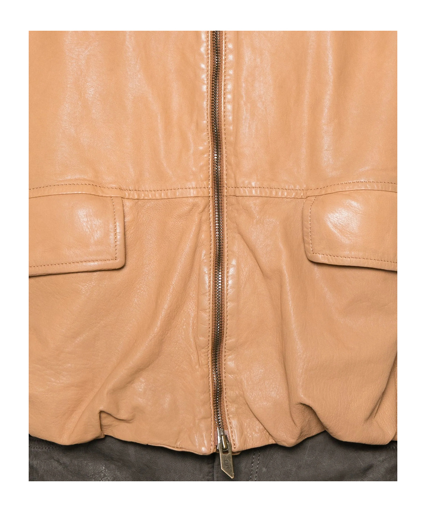 Salvatore Santoro Leather Waistcoat Santoro In Nude