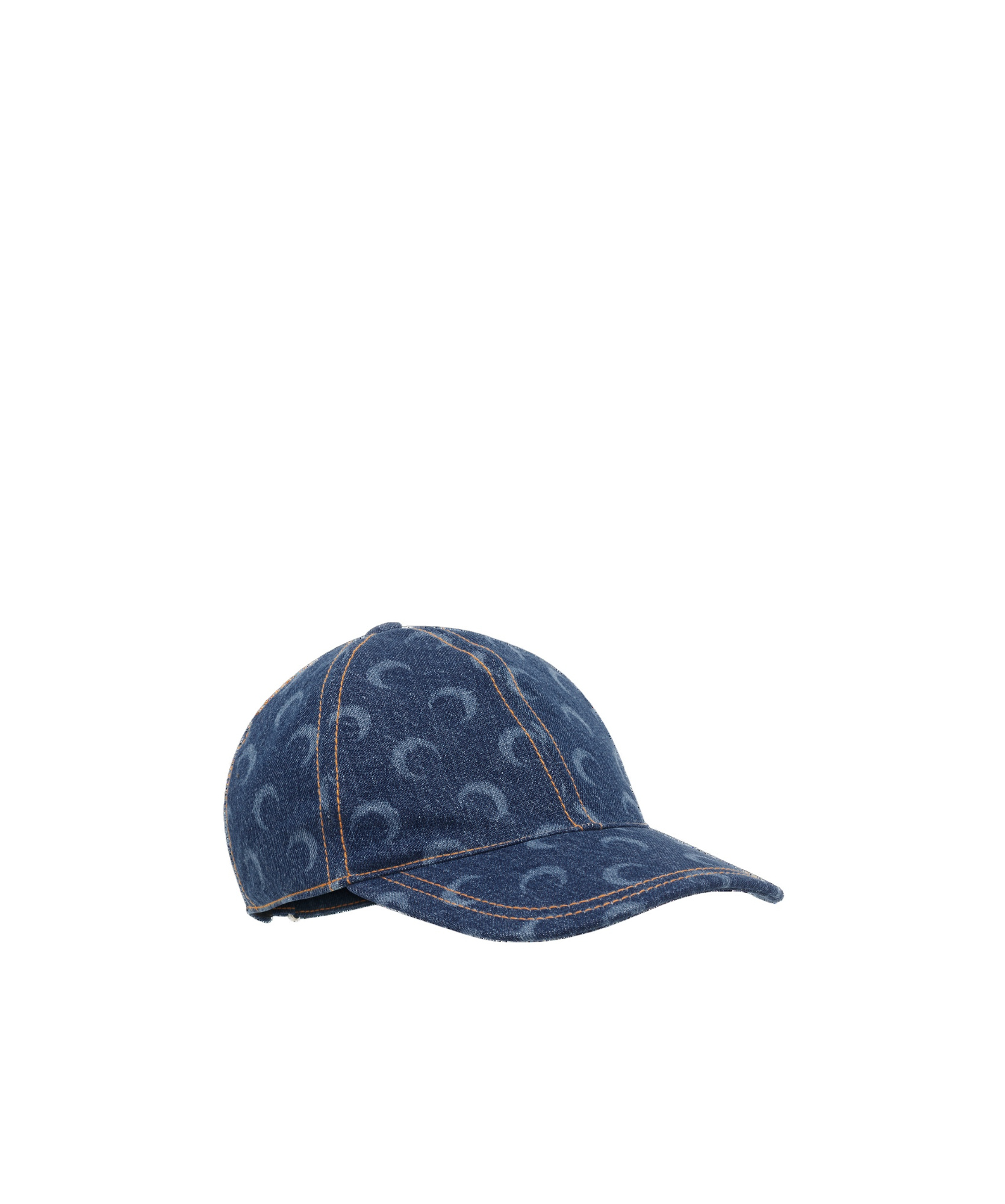 Marine Serre Moon Laser Cowboy Baseball Cap In Blue