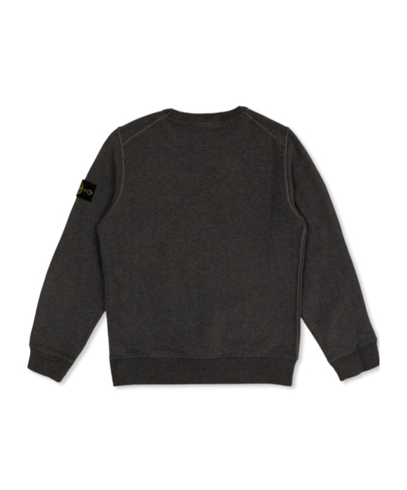 Stone Island Compass-badge Cotton Sweatshirt In Gray