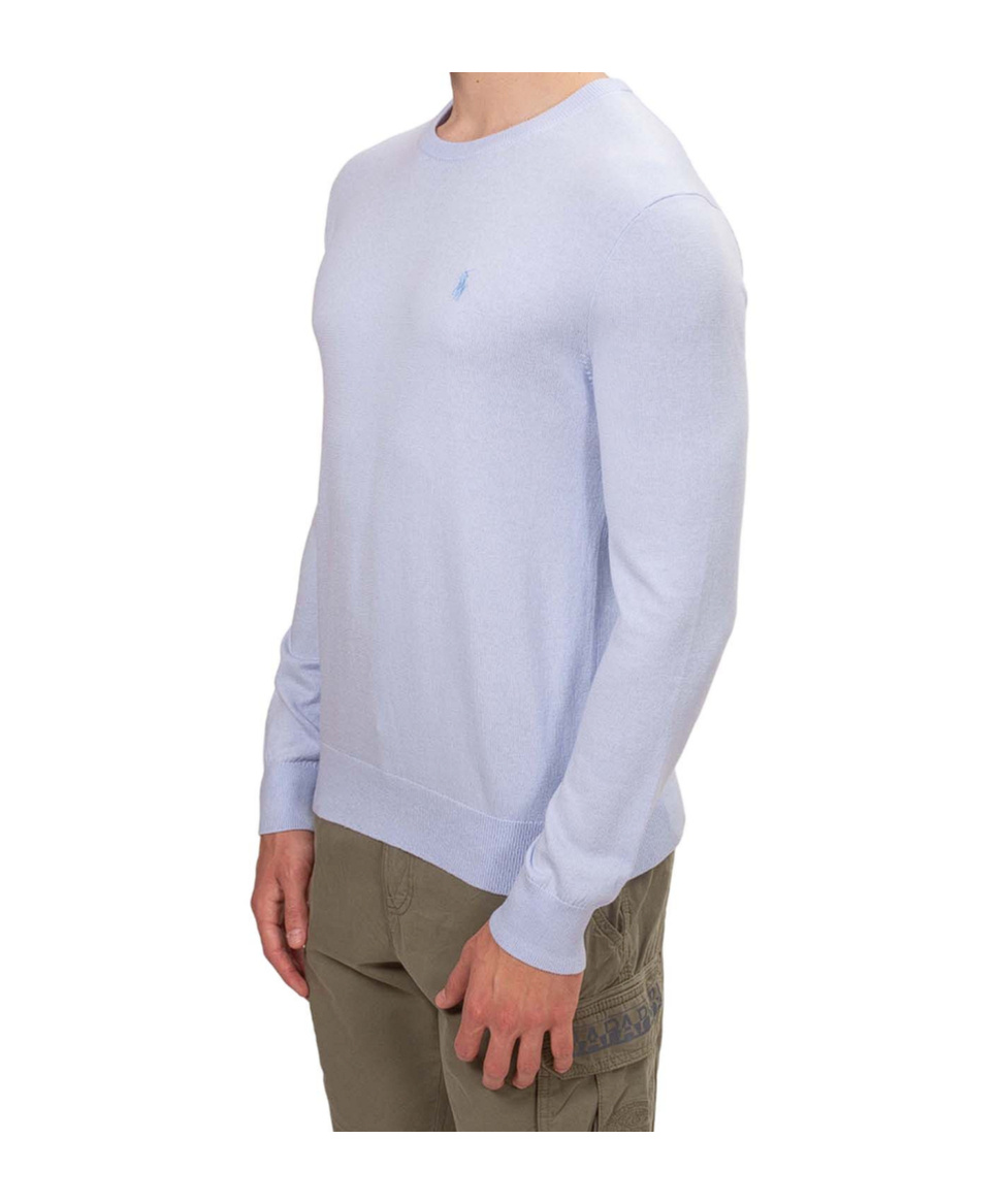 Polo Ralph Lauren Logo Sweater In Gray