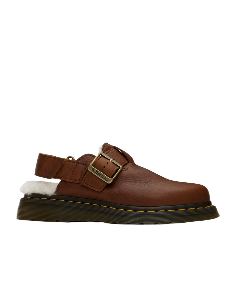 Dr. Martens' Jorge Ii Leather Mules In Brown