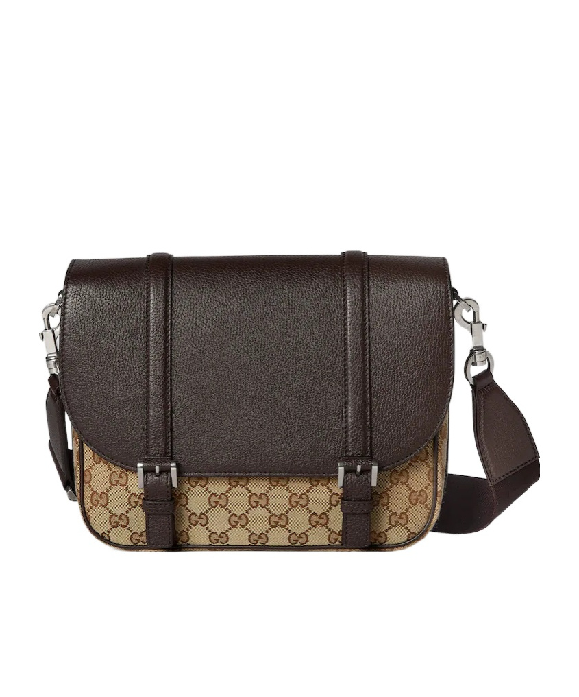 Gucci Gg Crossbody Bag In Brown
