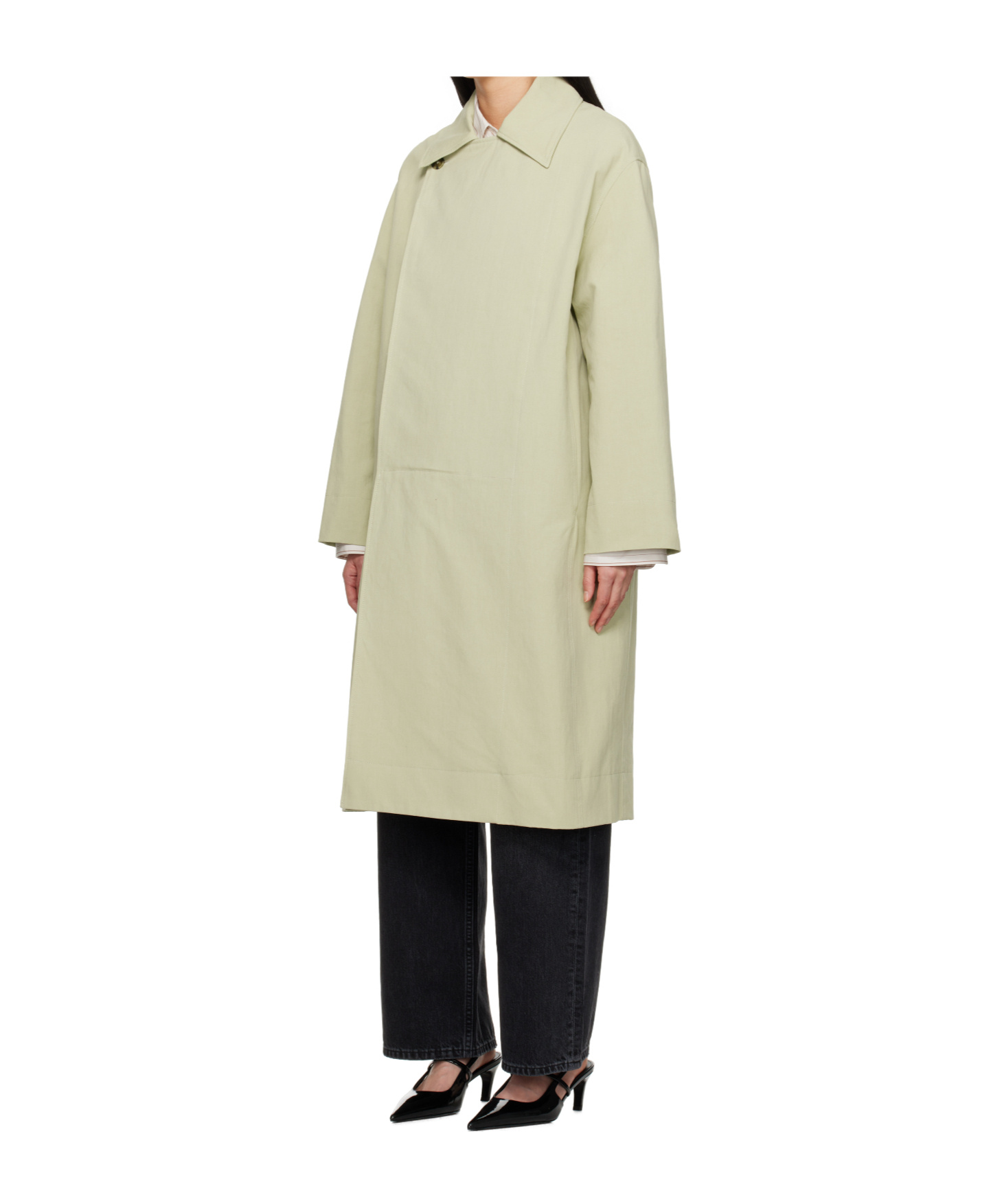 Loulou De Saison Alex Trench Coat In Brown