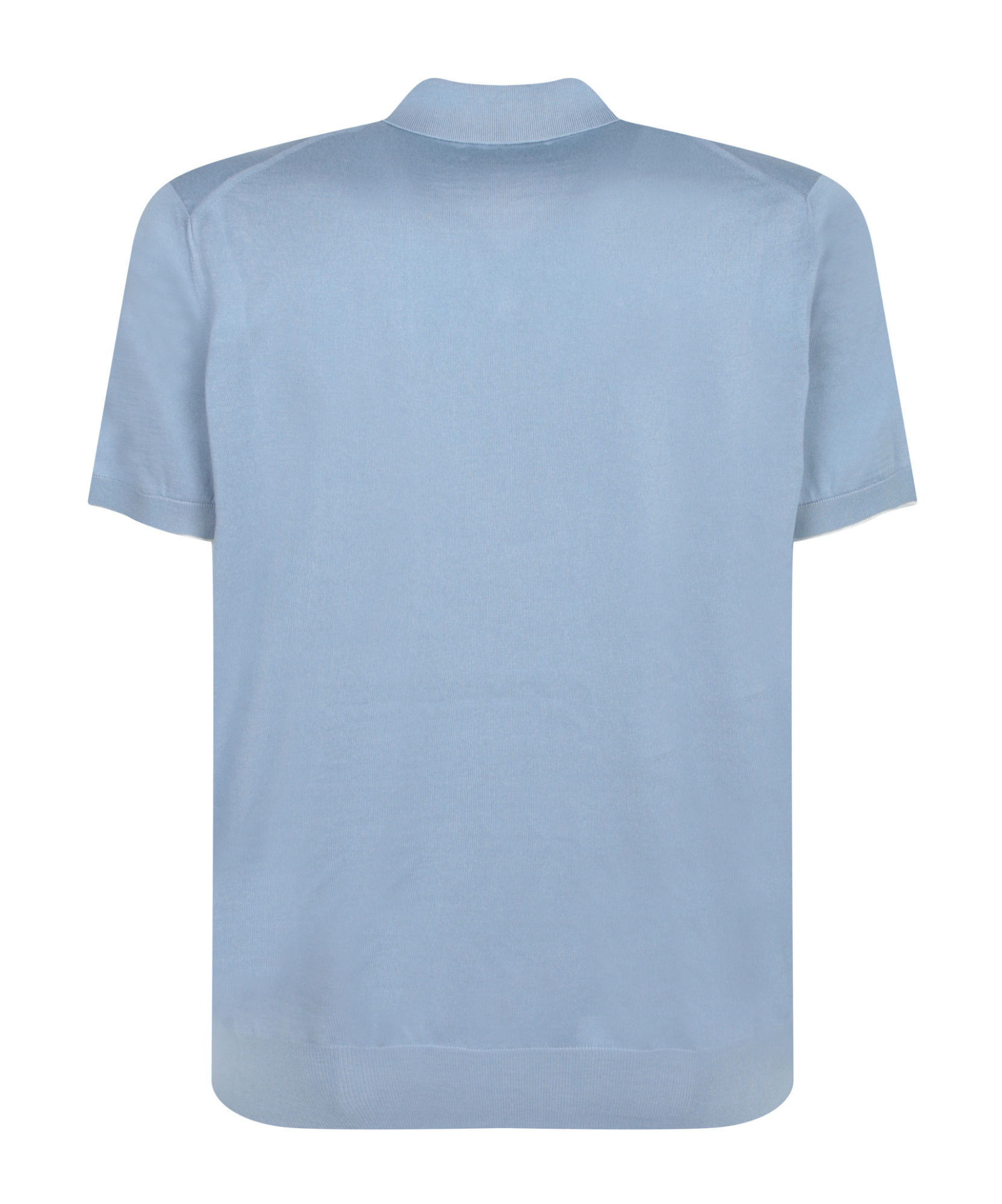 Brunello Cucinelli Sky Blue Polo Shirt In Blue