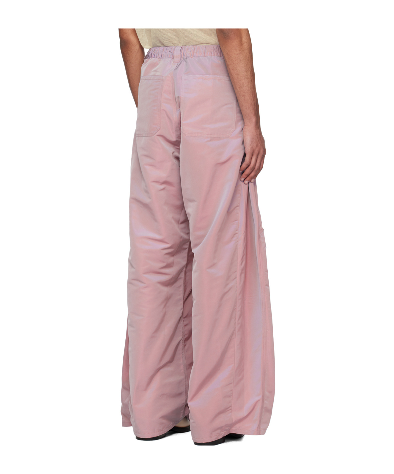 Y/project Purple Gathered Trousers