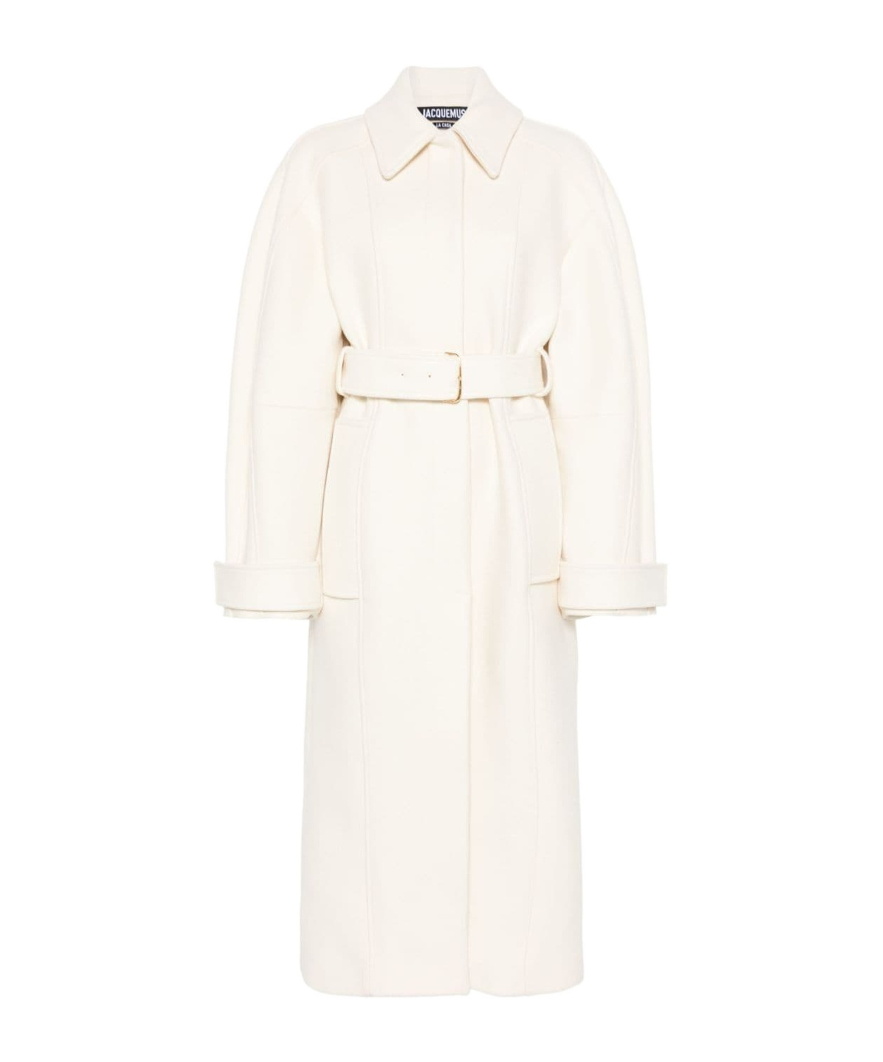 Jacquemus Le Trench Bari Belted Coat In White