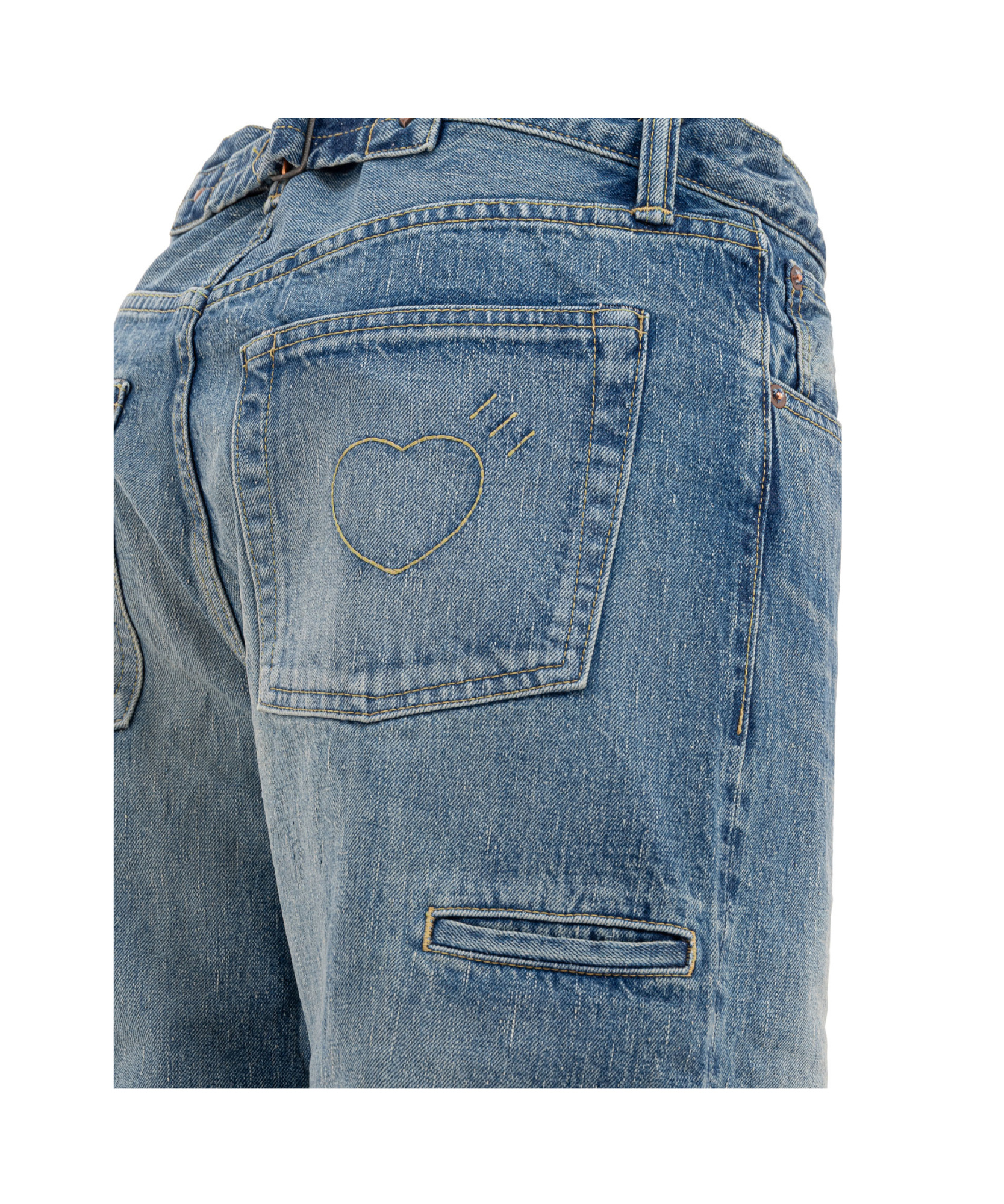 Human Made Belt-loop Jeans In Blue