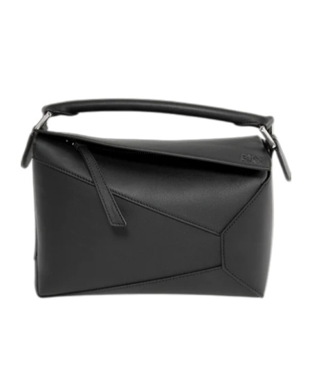 Loewe Small Puzzle Edge Bag In Black