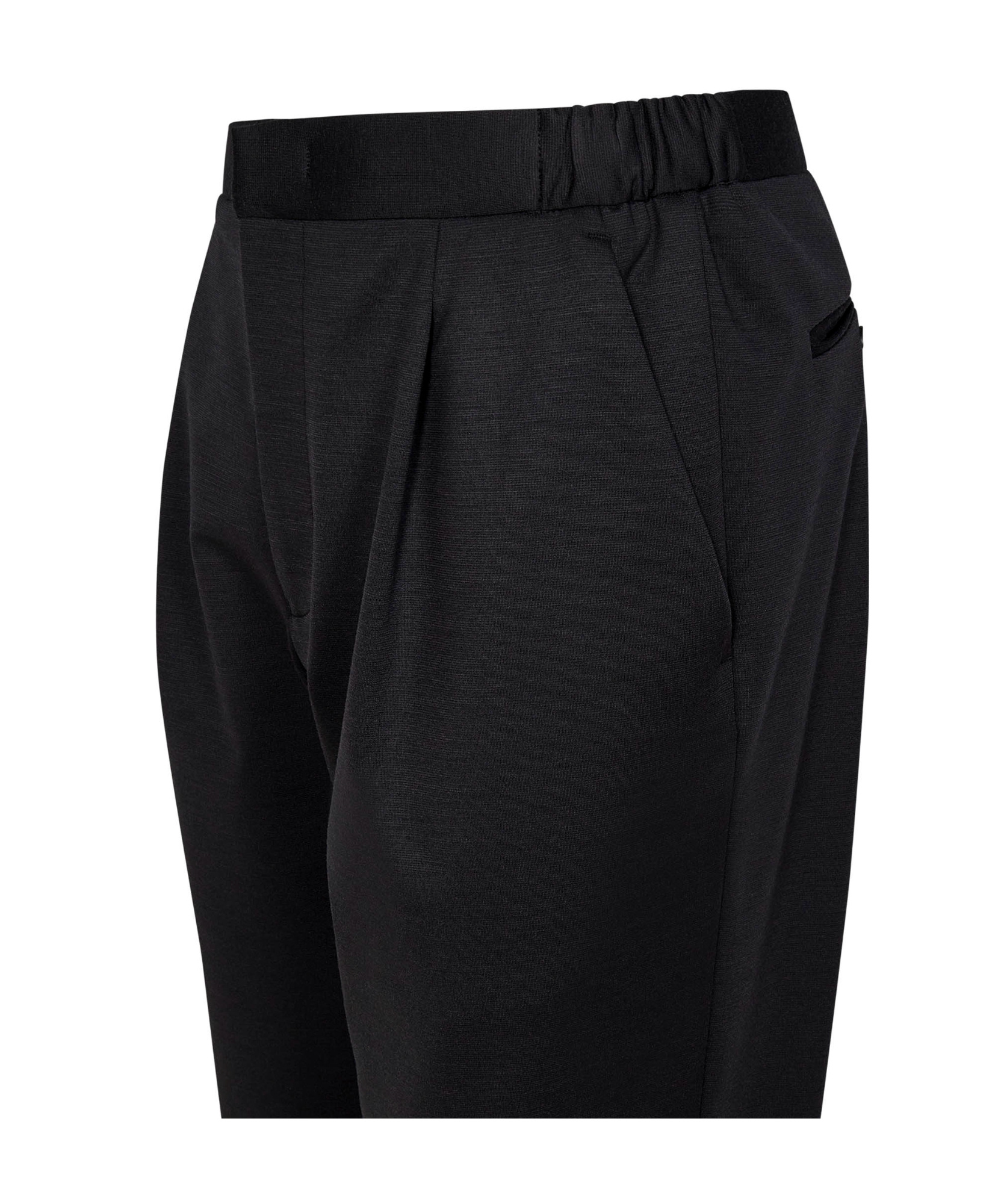 EMPORIO ARMANI PLEAT-DETAIL TROUSERS