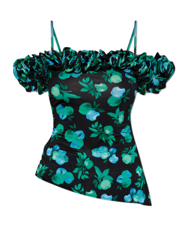 Coperni Suspender Top In Black