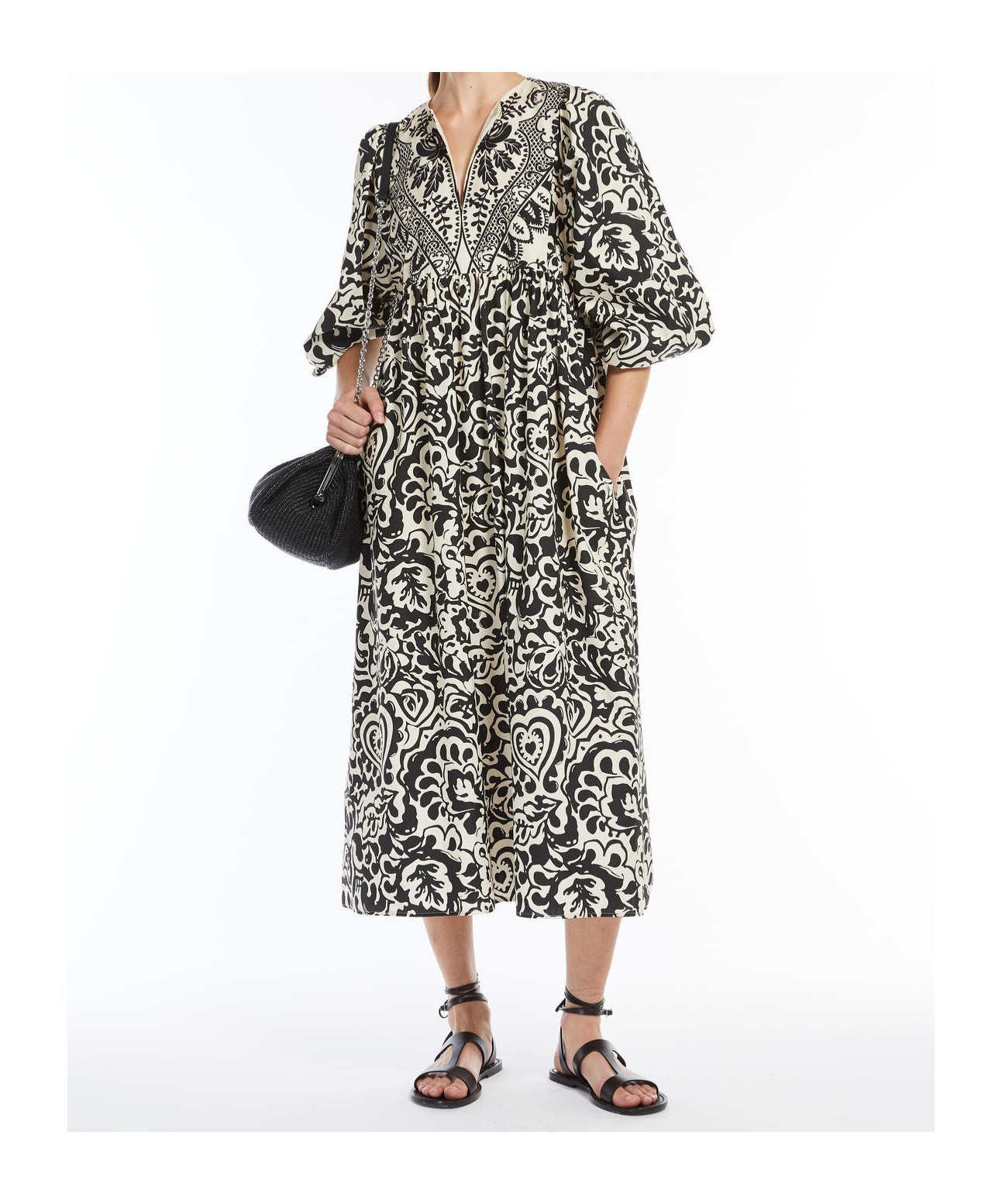 Weekend Max Mara Women's Anzio Dress Black | Size 40 | 2515221192600002 In Black