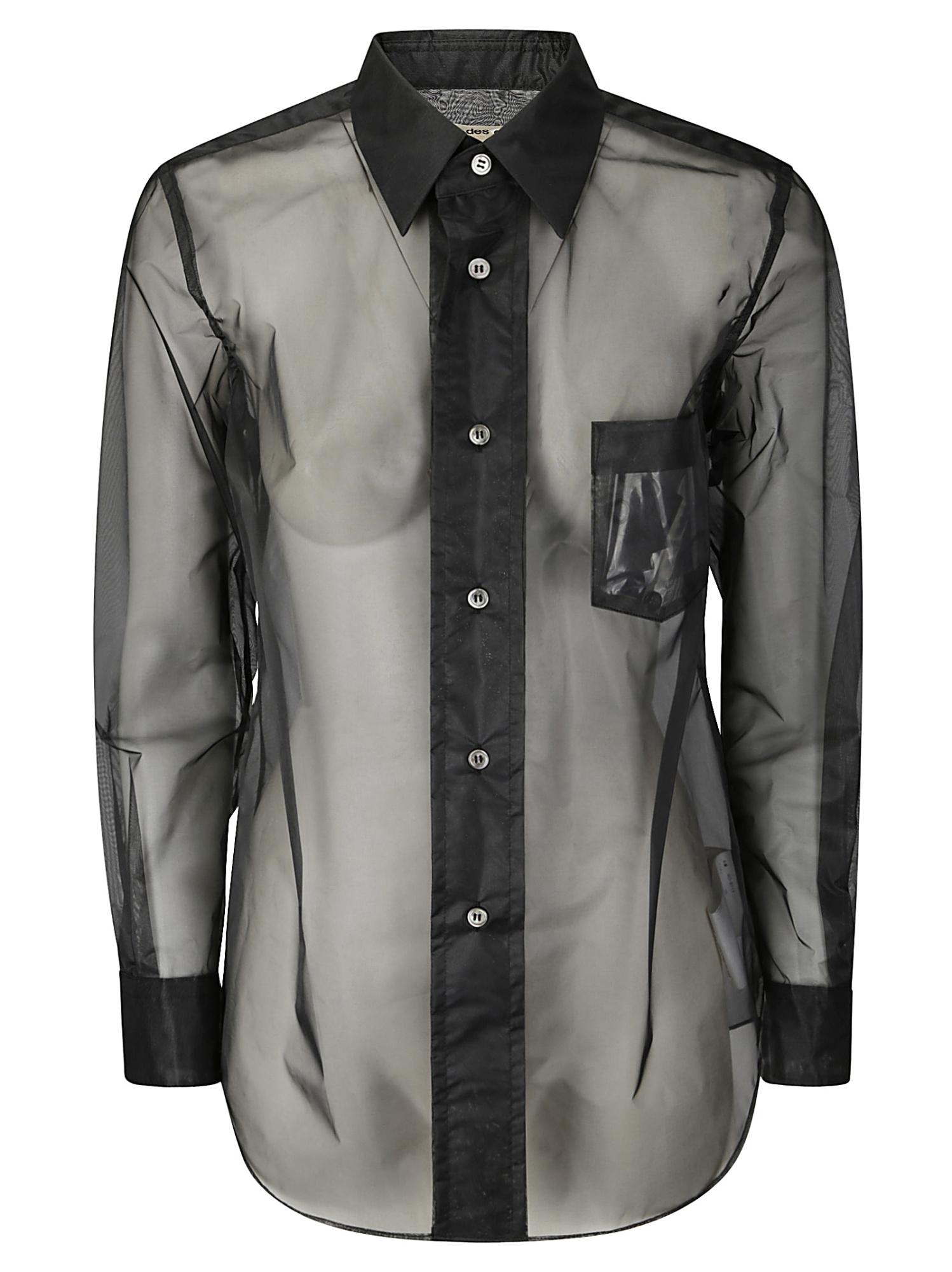 Comme Des Garçons Semi-sheer Blouse
