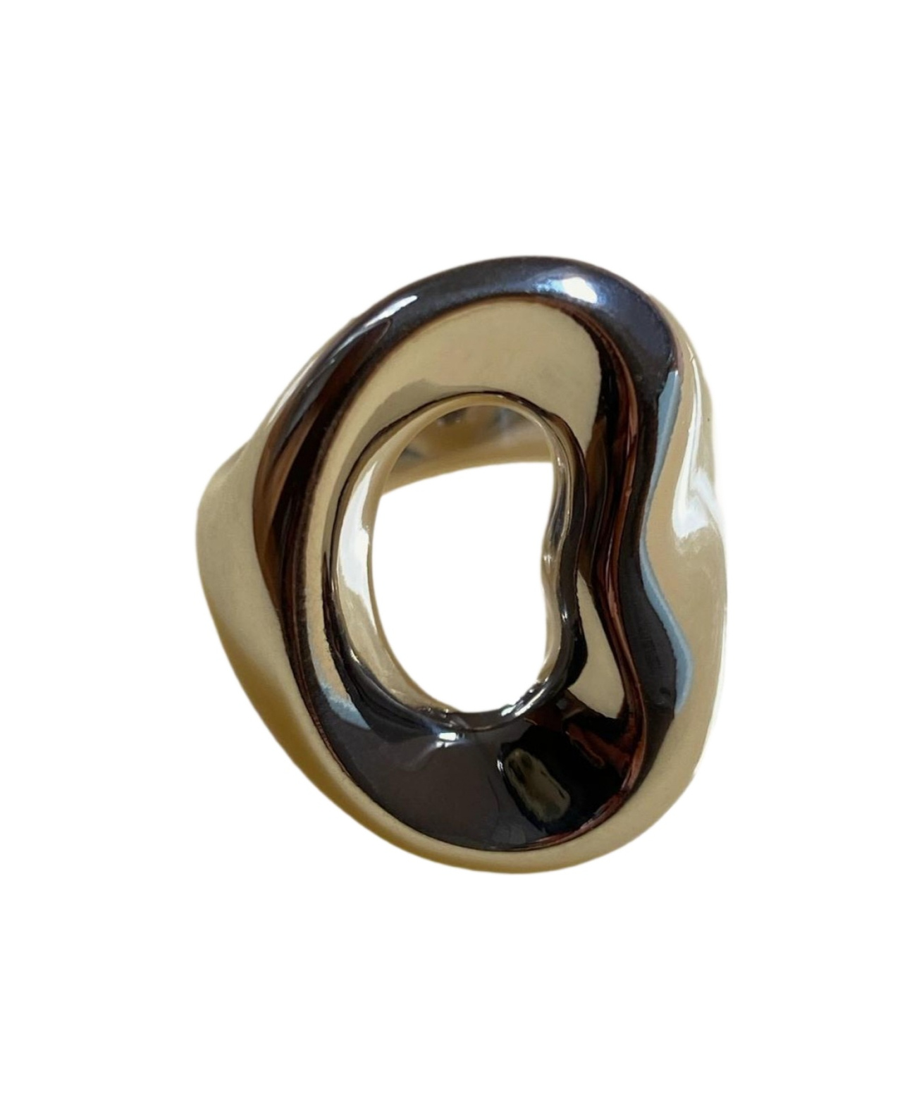 Charlotte Chesnais Logo Ring In Black