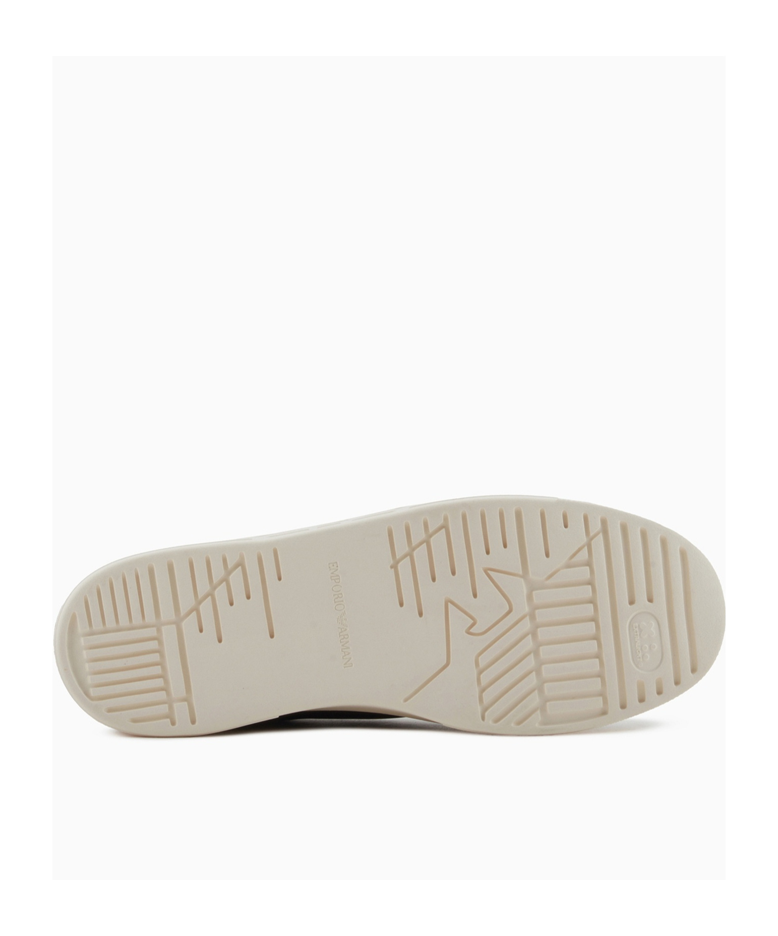 Emporio Armani Lace-up Low-cut Casual Shoes In Black