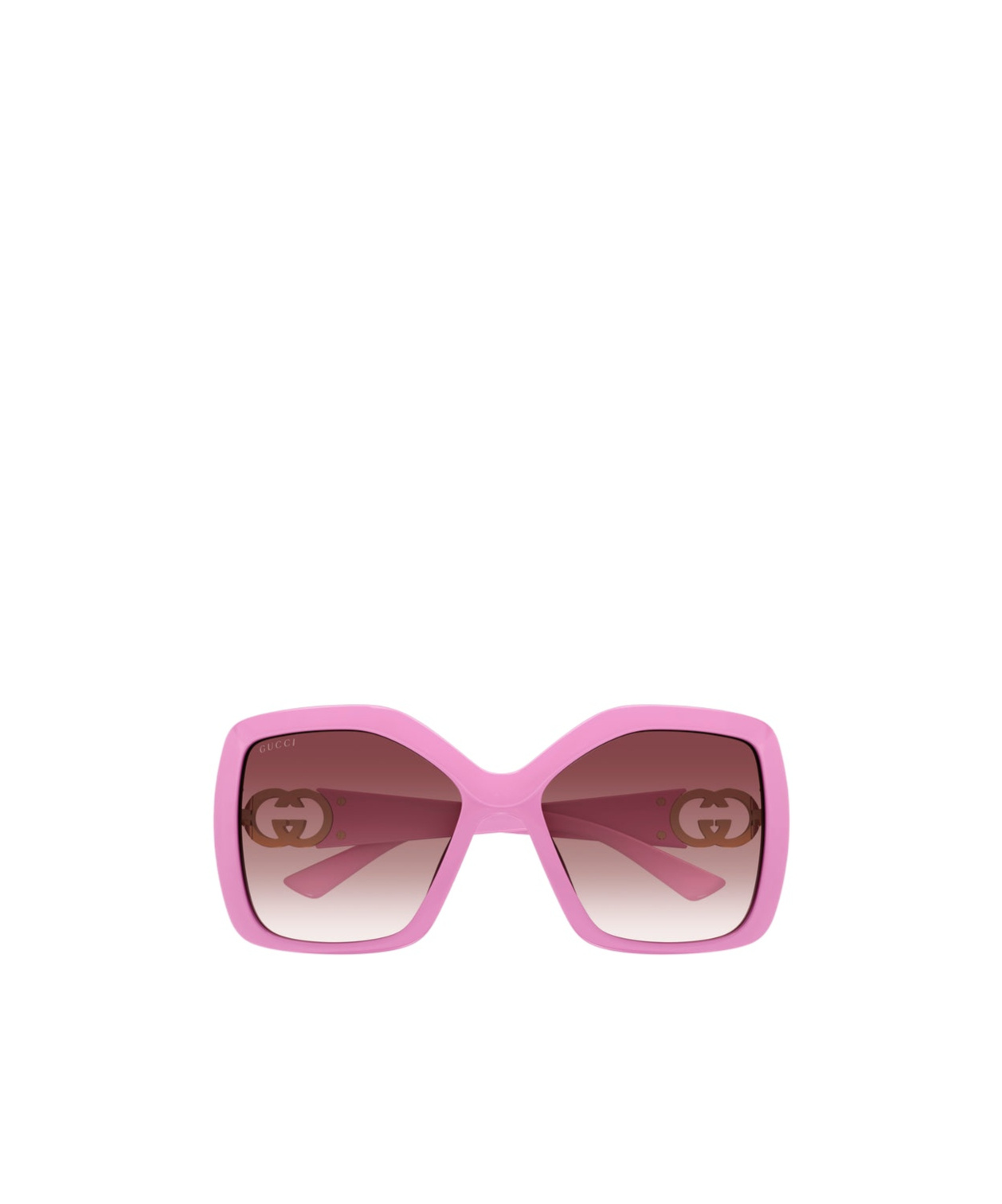Gucci Interlocking G-plaque Sunglasses In Pink