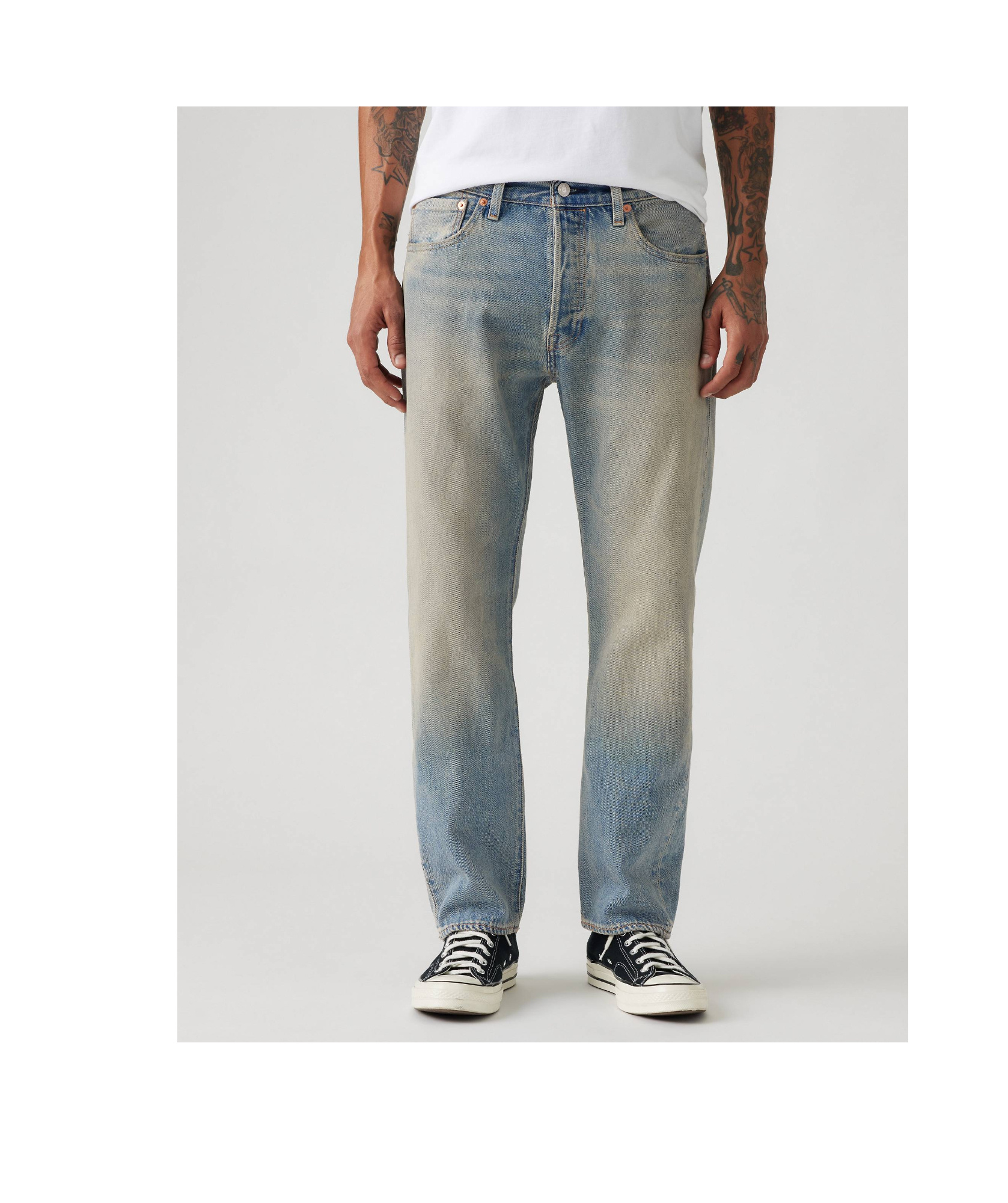 Levi's Denim Trousers In Gray