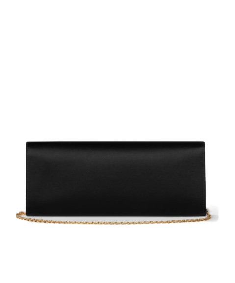 Gucci 73 Half-horsebit Chain-strap Clutch Bag In Black