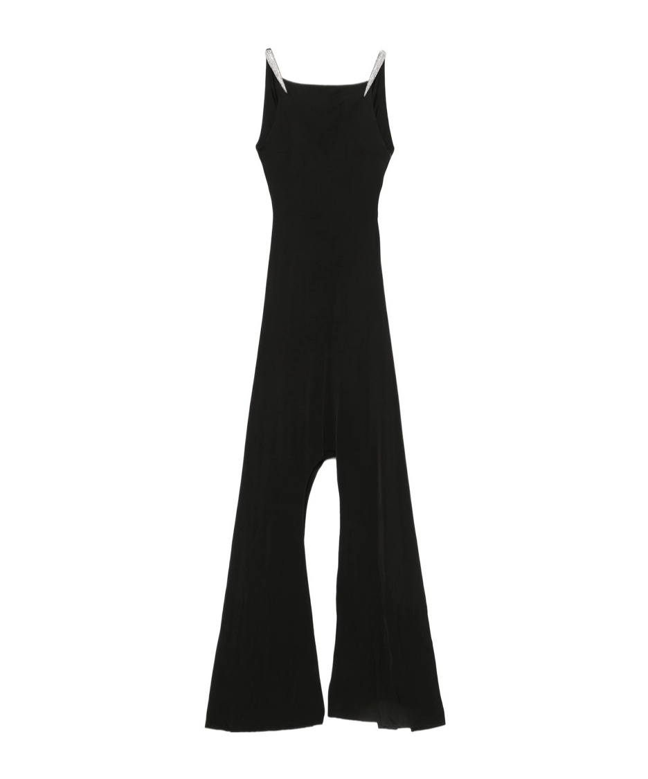 David Koma Crystal Embellished Dress Dress In Black