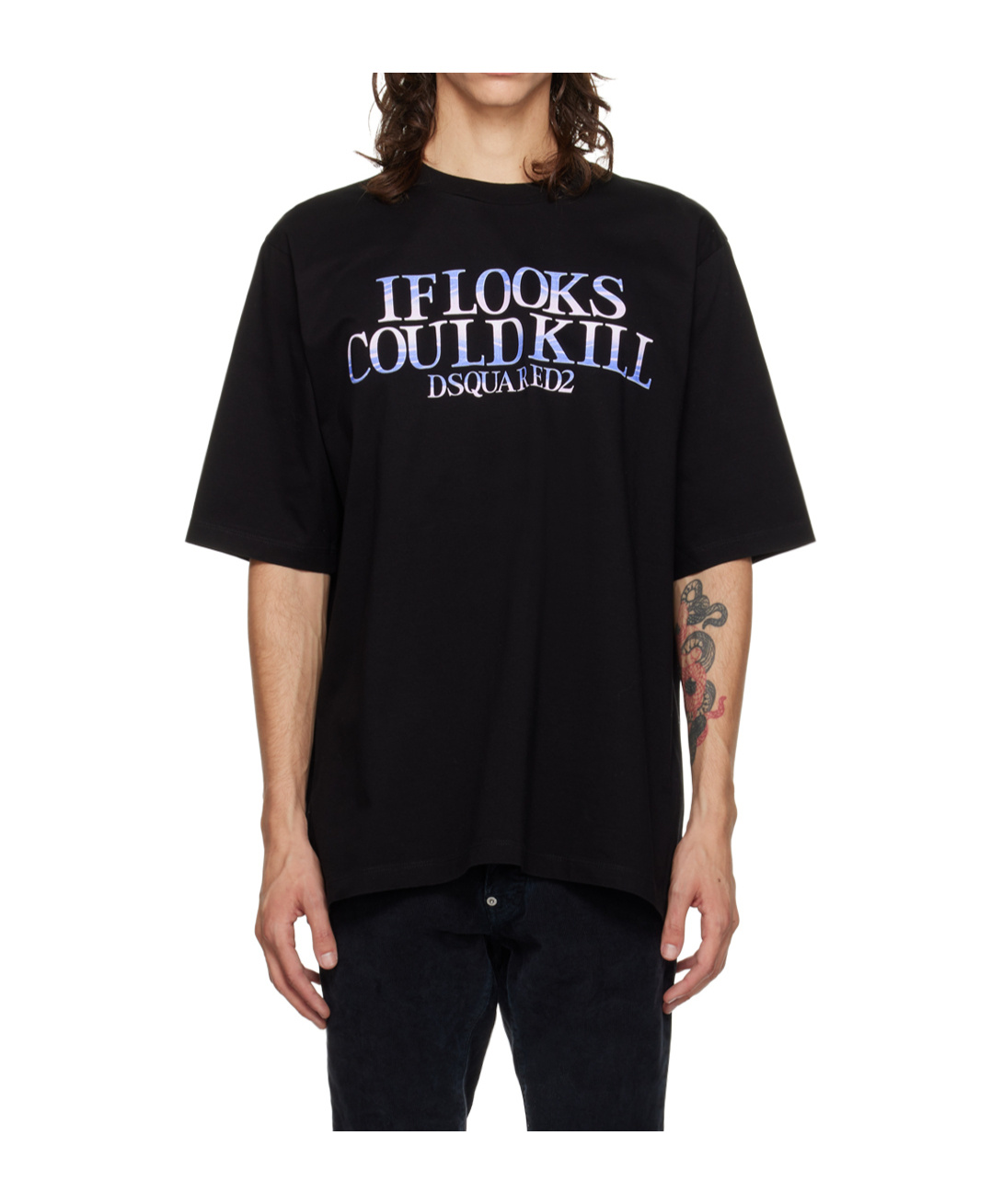 Dsquared2 Could Kill Printed T-shirt In Black