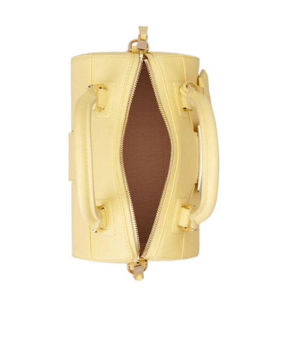 Roger Vivier Belle Vivier Mini Bag In Leather In Yellow