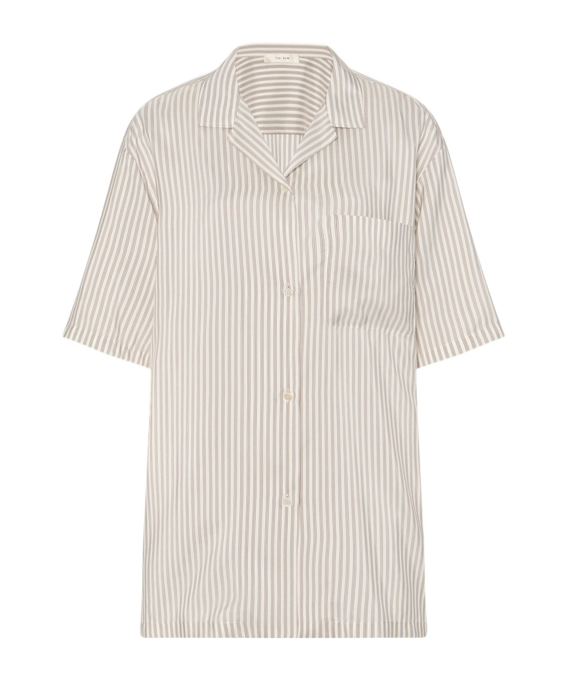 The Row Striped Short-sleeve Shirt