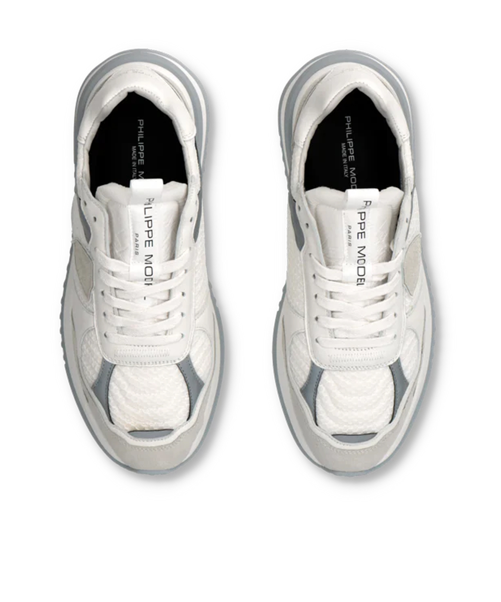 Philippe Model Lace-up Low-cut Casual Shoes In White