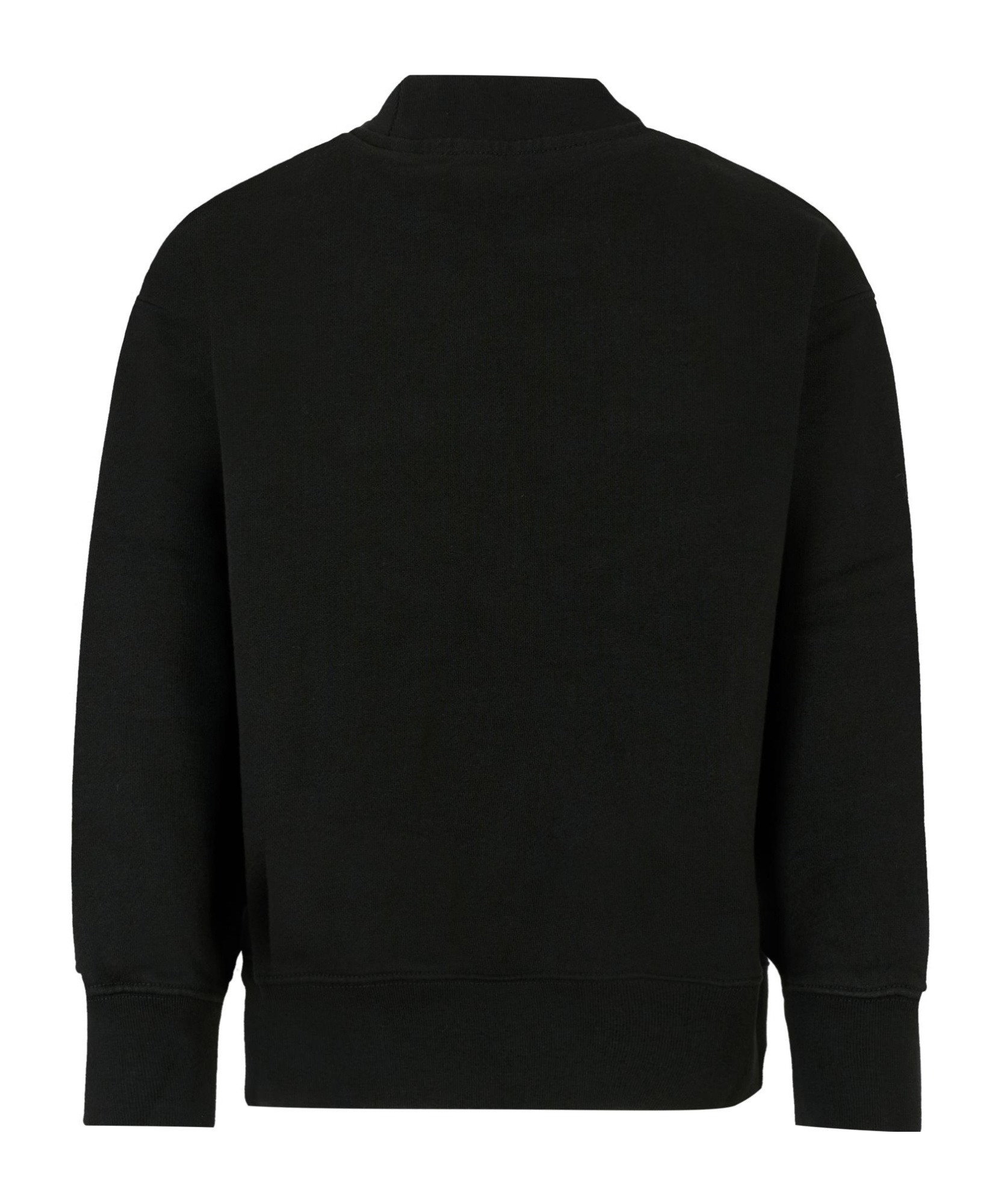 Palm Angels Kids Logo-print Crewneck Sweatshirt In Black