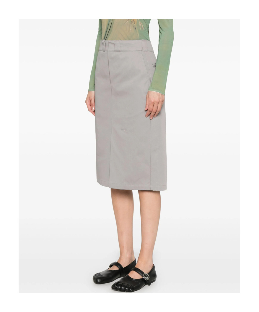 Maison Margiela Belt Loops Skirts In Zen Gray