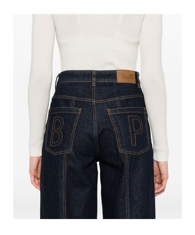 Shop Baum Und Pferdgarten Straight-leg Jeans In Black